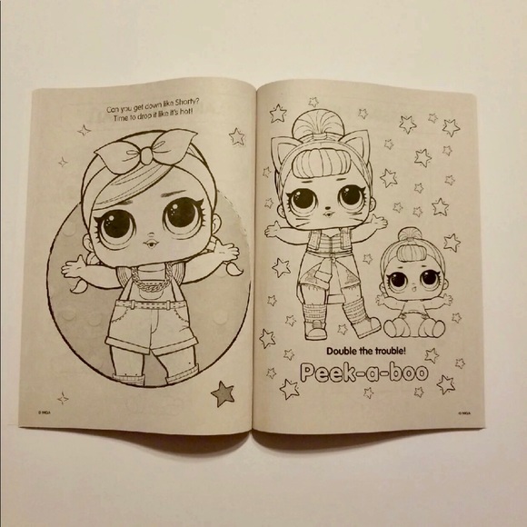 LOL SURPRISE DOLLS COLORING & ACTIVITY BOOK - Picture 4 of 7